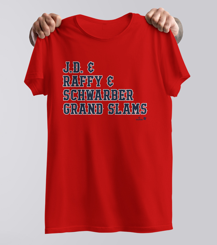 J.D. And Raffy And Schwarber Grand Slams Red Sox Merch T-Shirt