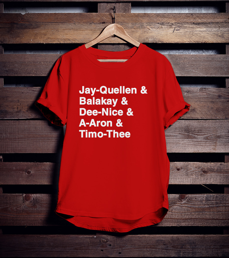 Jay Quellen And Balakay And Dee Nice And A-Aron And Timo Thee T-Shirt