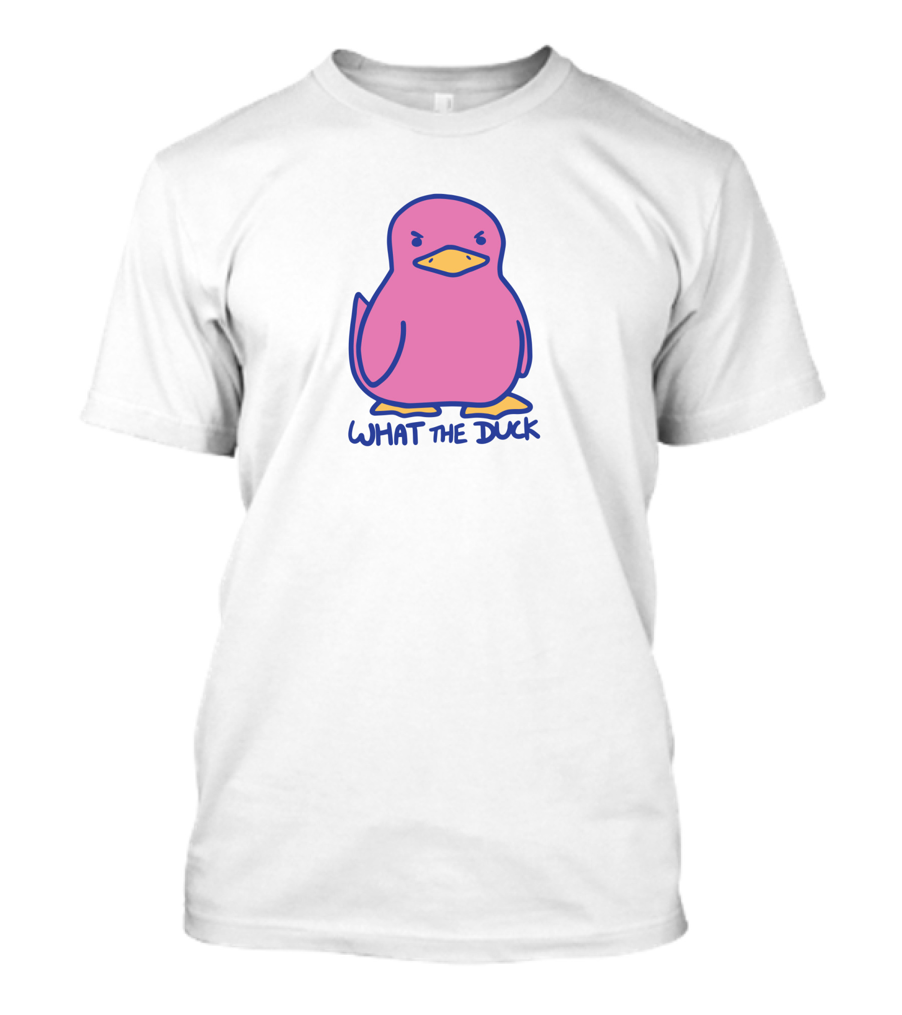 Sodapoppin Merch What The Duck Angry Pink Duck T-Shirt