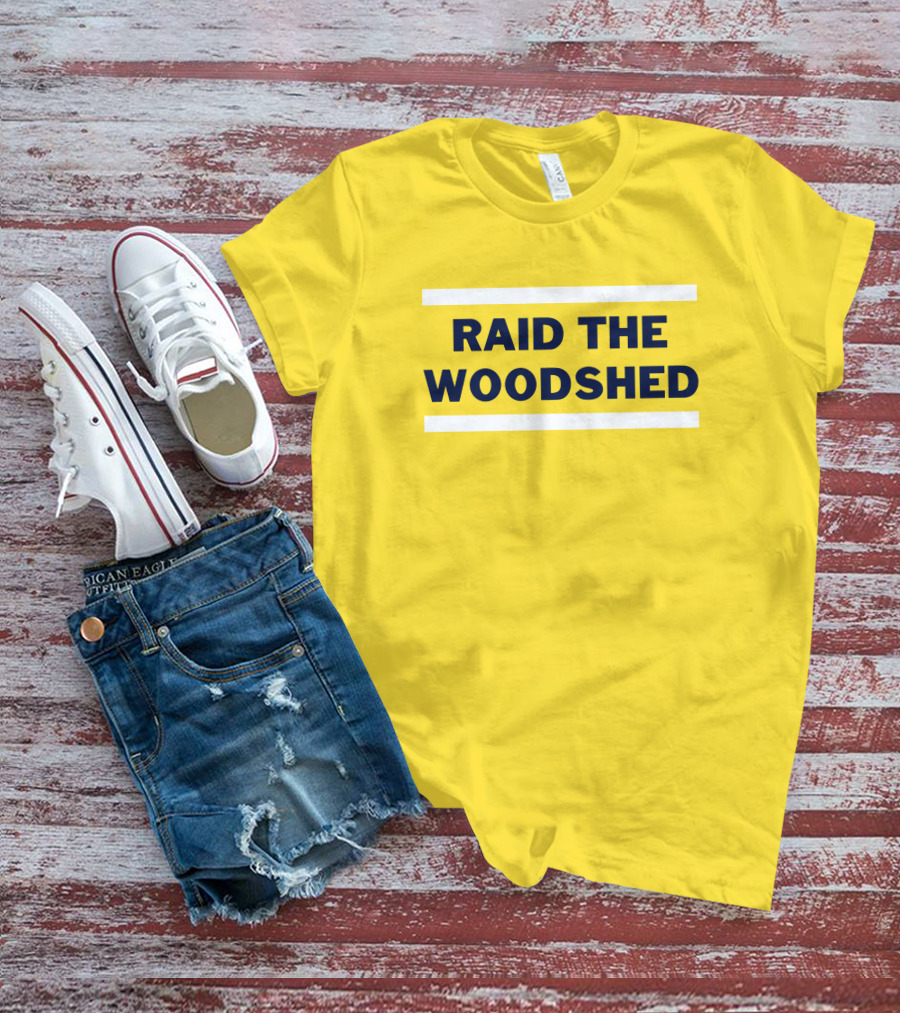 Dougie Tutter Raid The Woodshed Bold Yellow T-Shirt