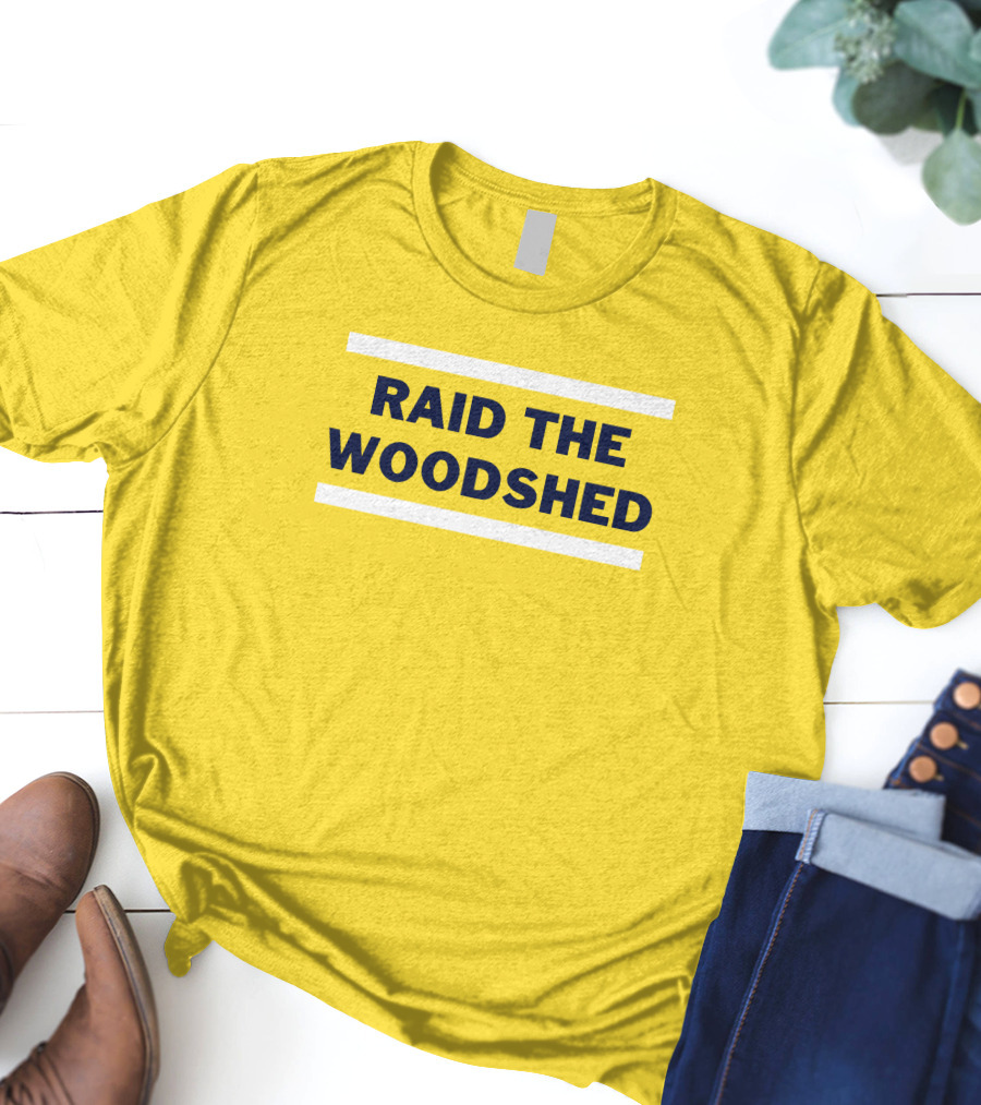 Dougie Tutter Raid The Woodshed Bold Yellow T-Shirt