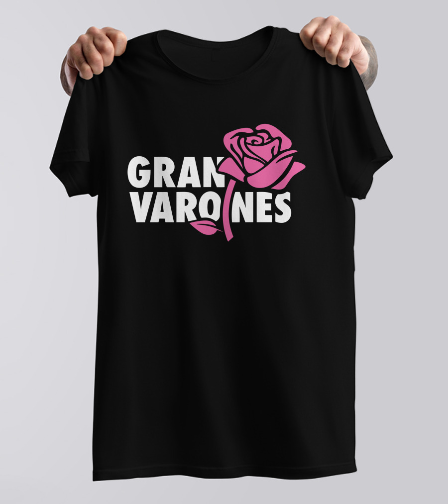 Gran Varones Rose Graphic Merch T-Shirt