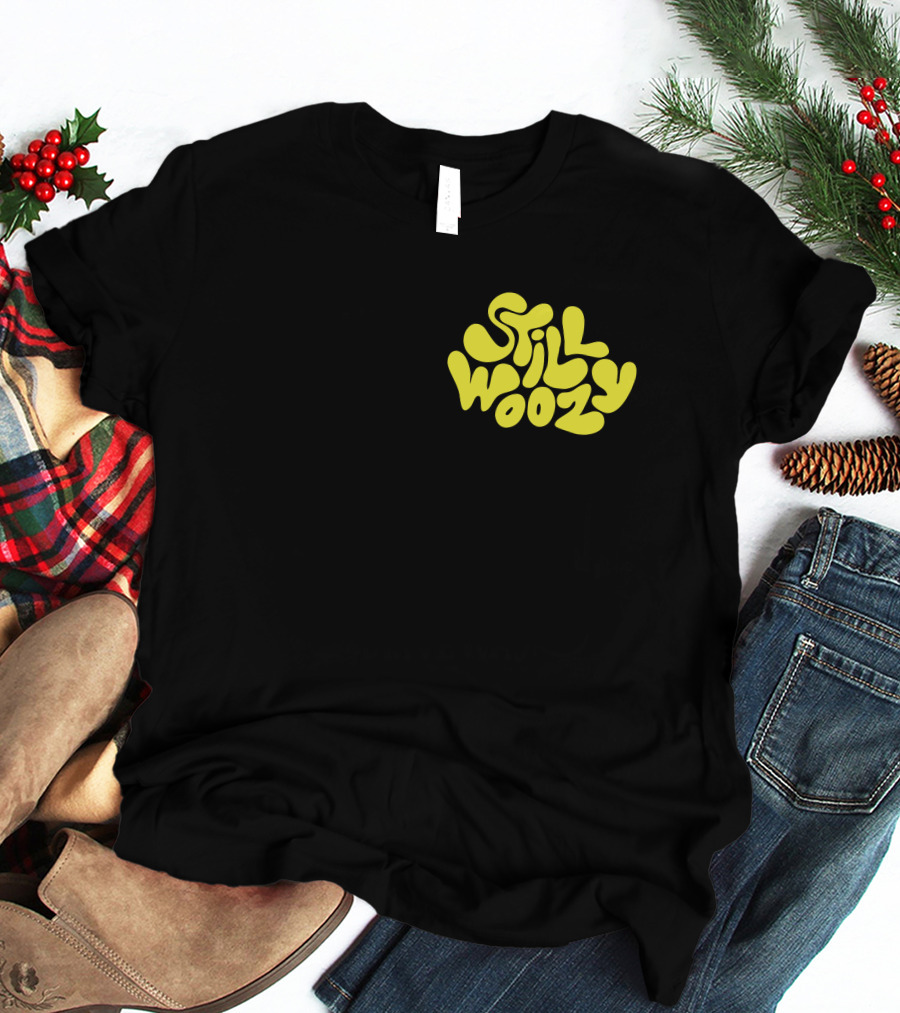 Still Woozy Yellow Text Merch T-Shirt