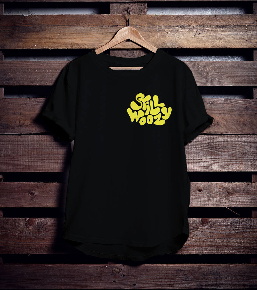 Still Woozy Yellow Text Merch T-Shirt