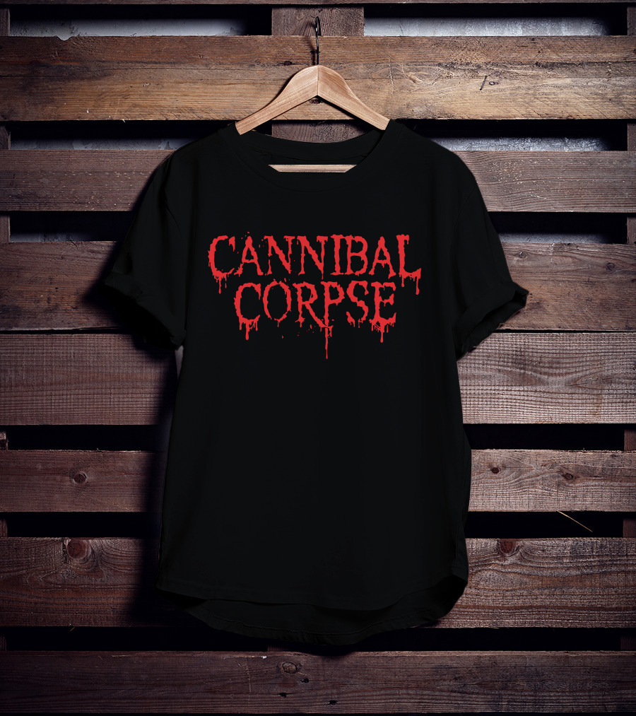 Cannibal Corpse Red Dripping Text T-Shirt