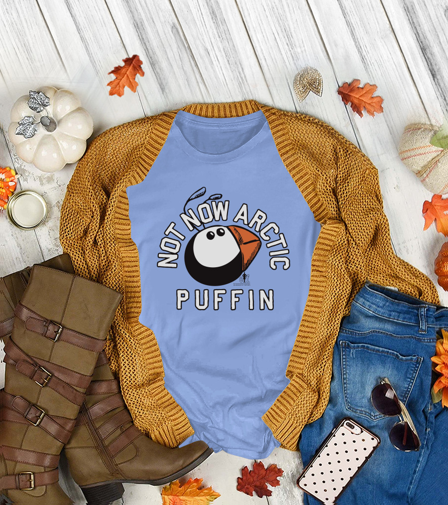 Not Now Arctic Puffin Mood Just Mike T-Shirt