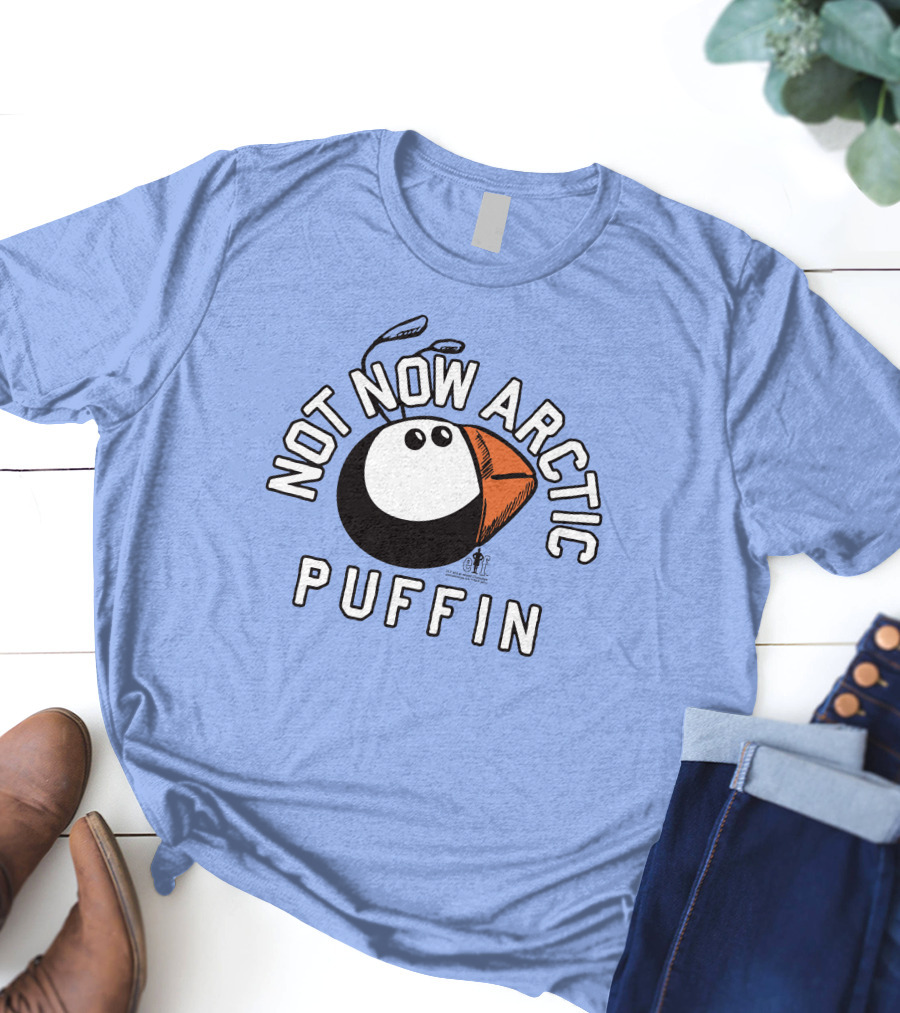 Not Now Arctic Puffin Mood Just Mike T-Shirt