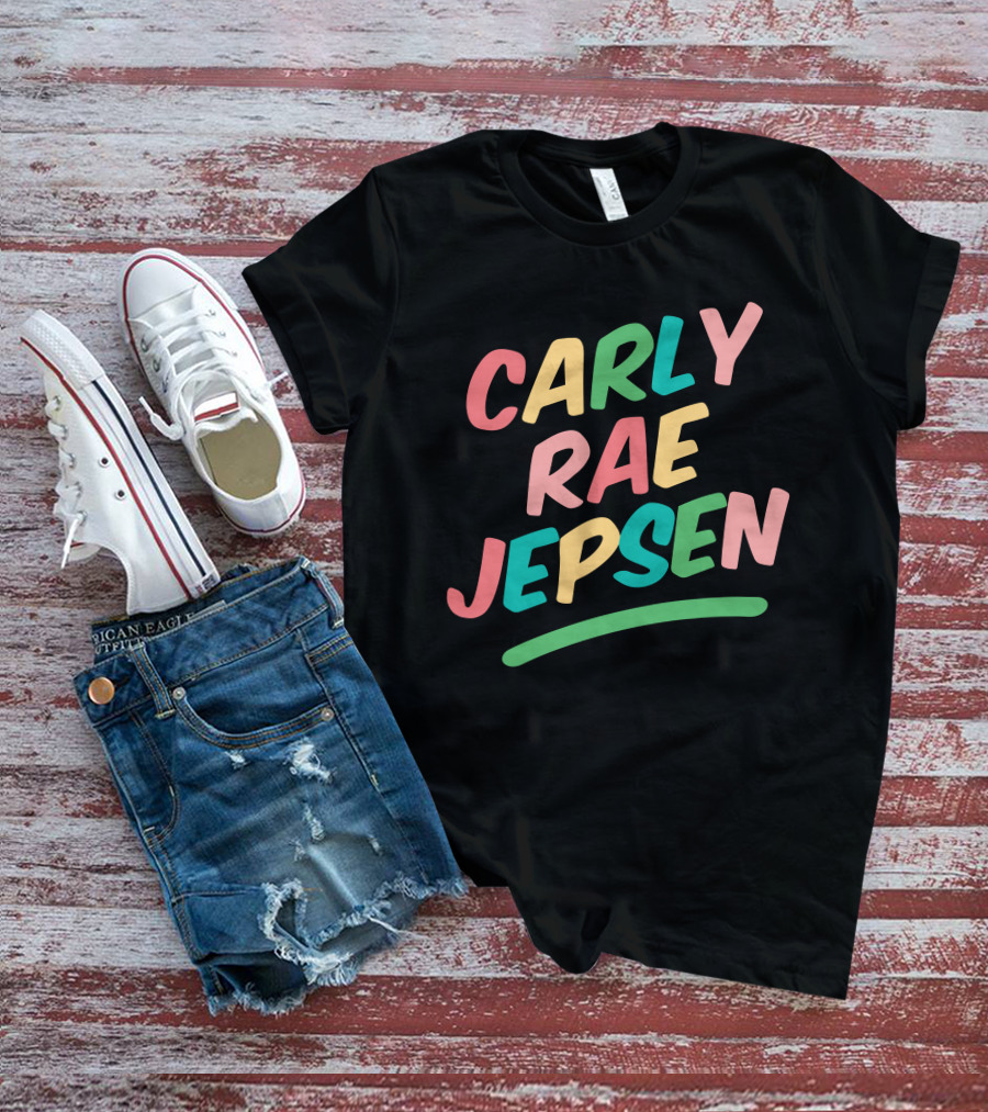 Carly Rae Jepsen Merch Rainbow Rae Jepsen T-Shirt