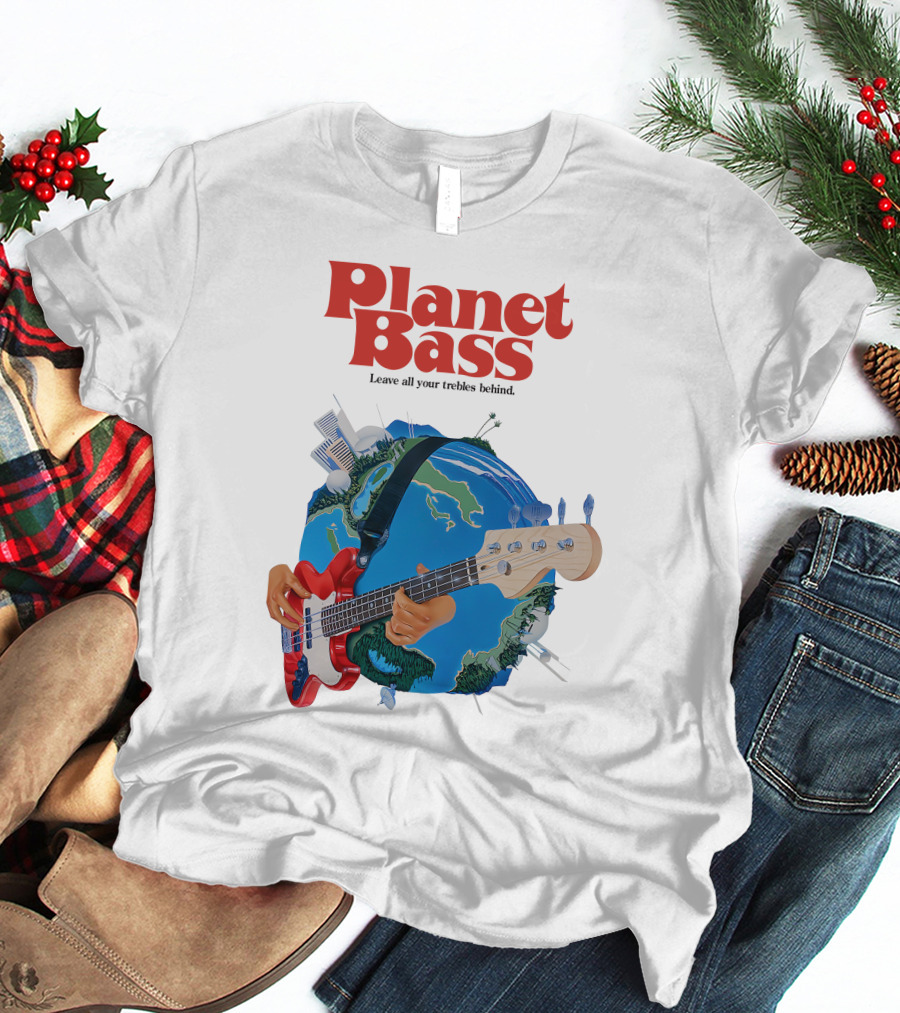 Planet Bass Leave All Your Trebles Behind T-Shirt