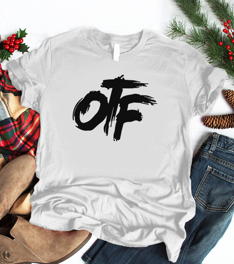 Otf Merchandise Brushstroke Style Branding T-Shirt