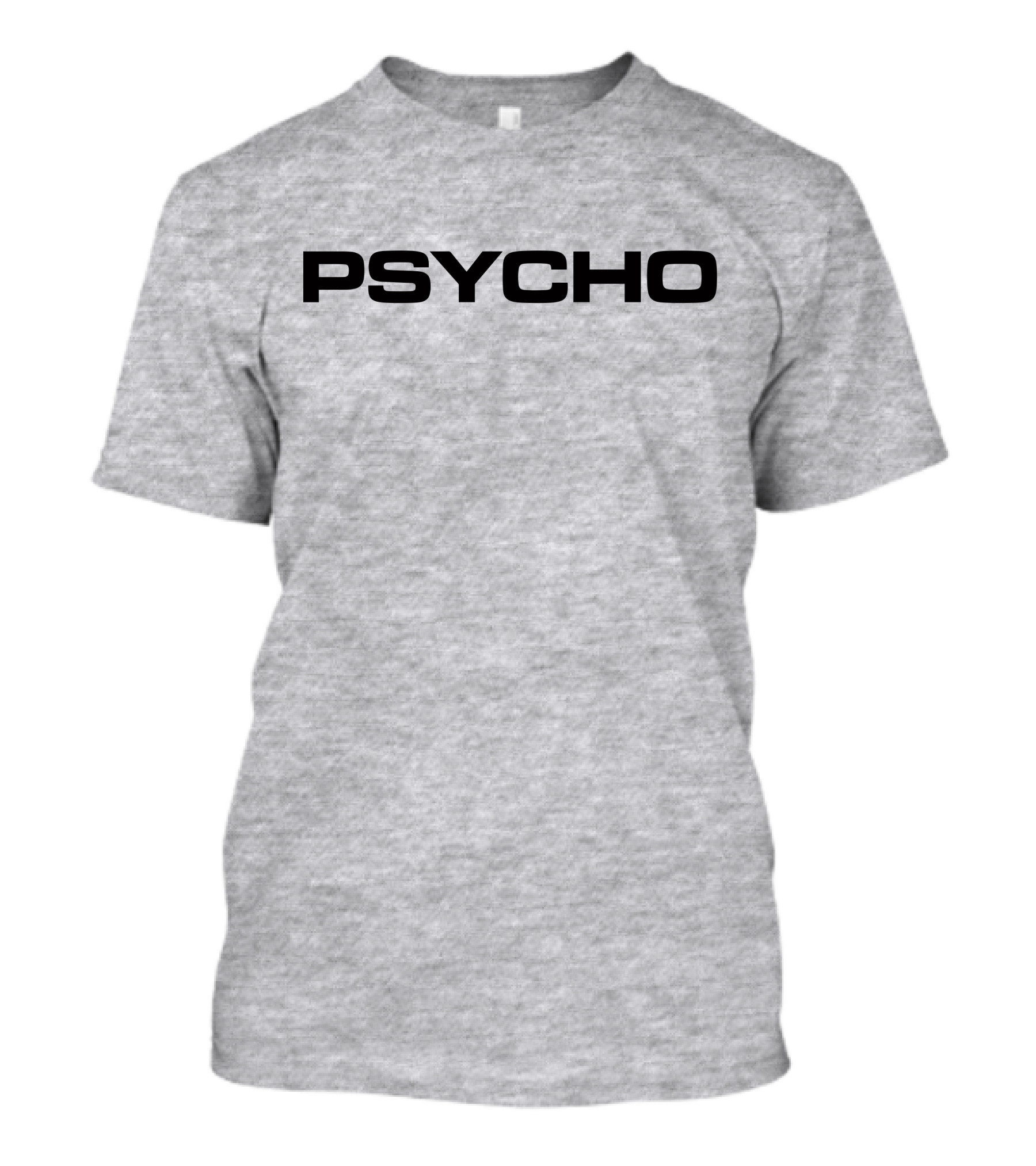 Lifewithj0se Psycho Bold Black Text On Gray Background T-Shirt