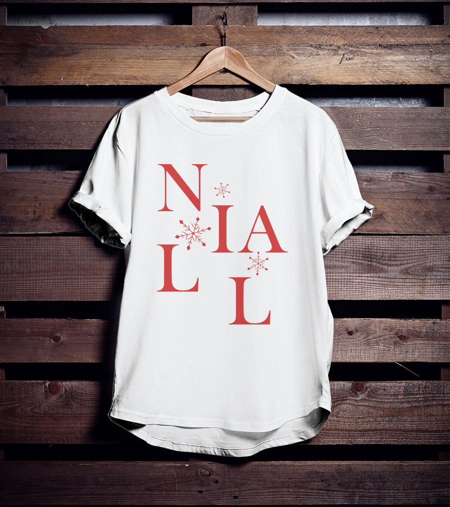 Niall Horan Holiday Merch Snowflake T-Shirt