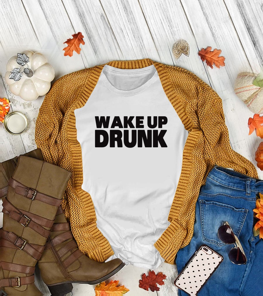 Wiz Khalifa Wake Up Drunk Thrill Merch T-Shirt