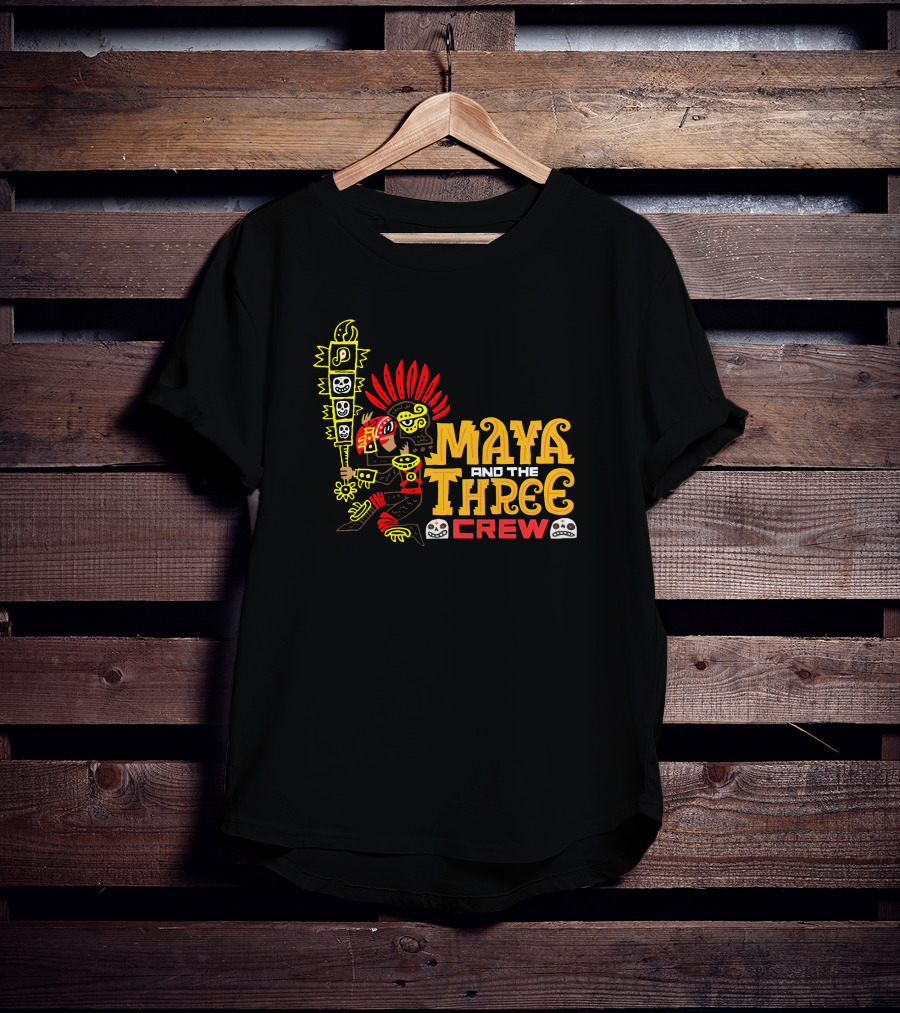 Maya And The Three Crew Jorge R Gutierrez Iconic Warrior T-Shirt