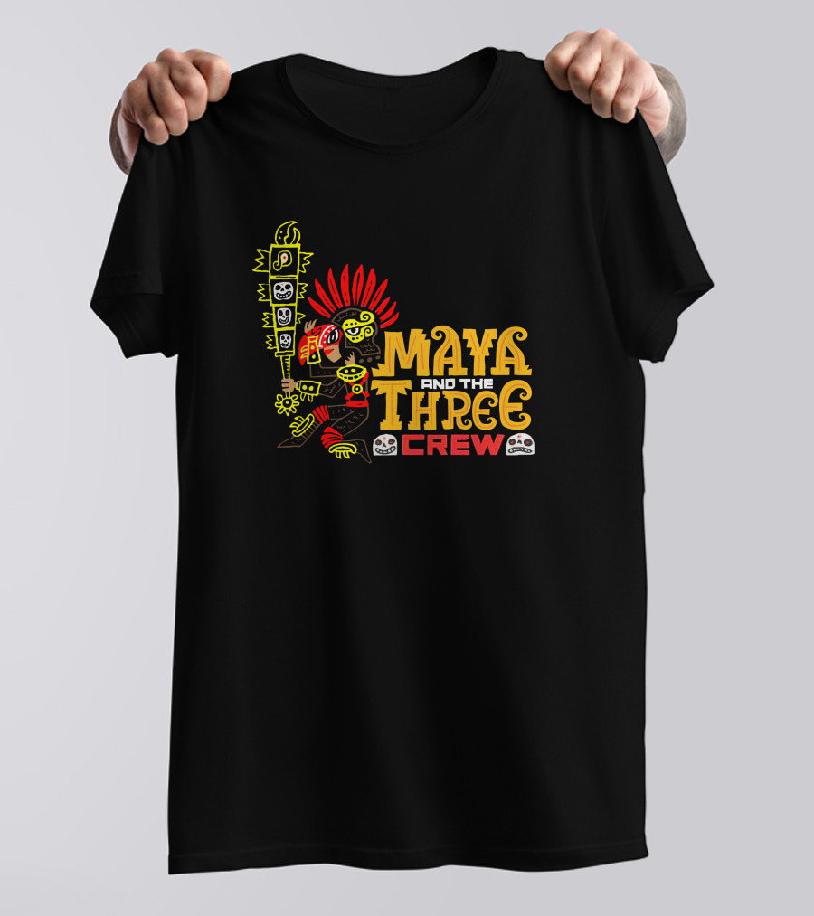 Maya And The Three Crew Jorge R Gutierrez Iconic Warrior T-Shirt