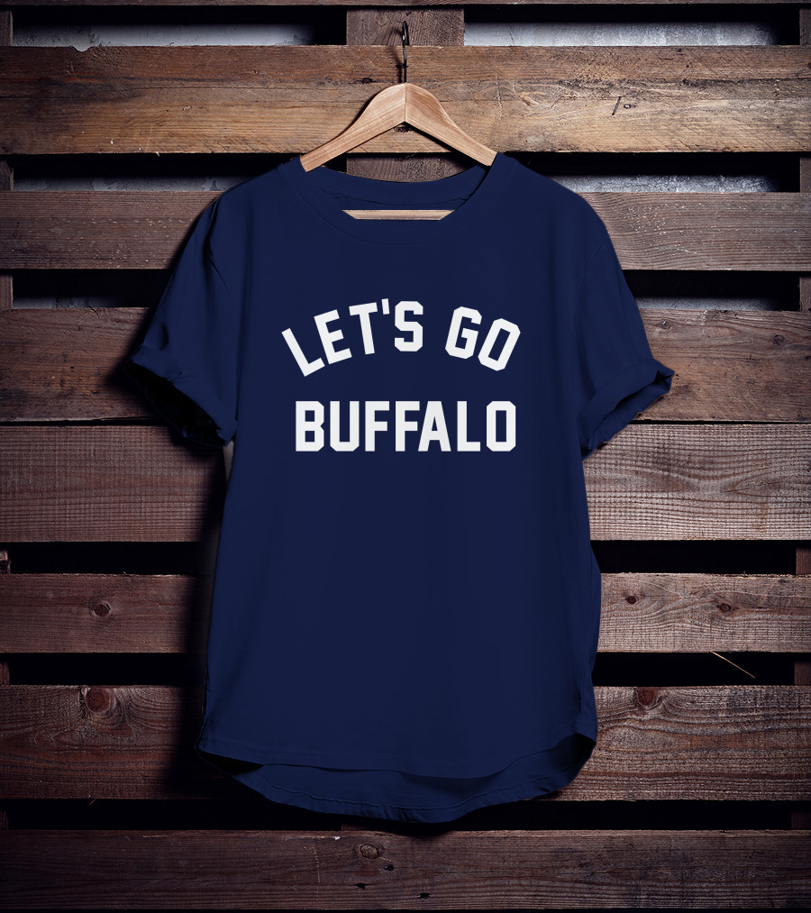 Mark Yesilevskiy Let's Go Buffalo Navy Blue Sports T-Shirt
