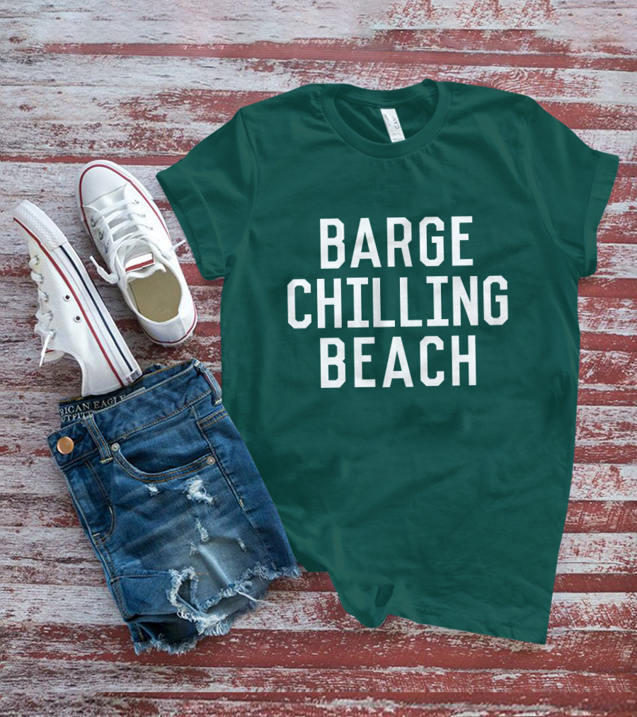 Barge Chilling Beach English Bay Vancouver Park BC Is Awesome T-Shirt