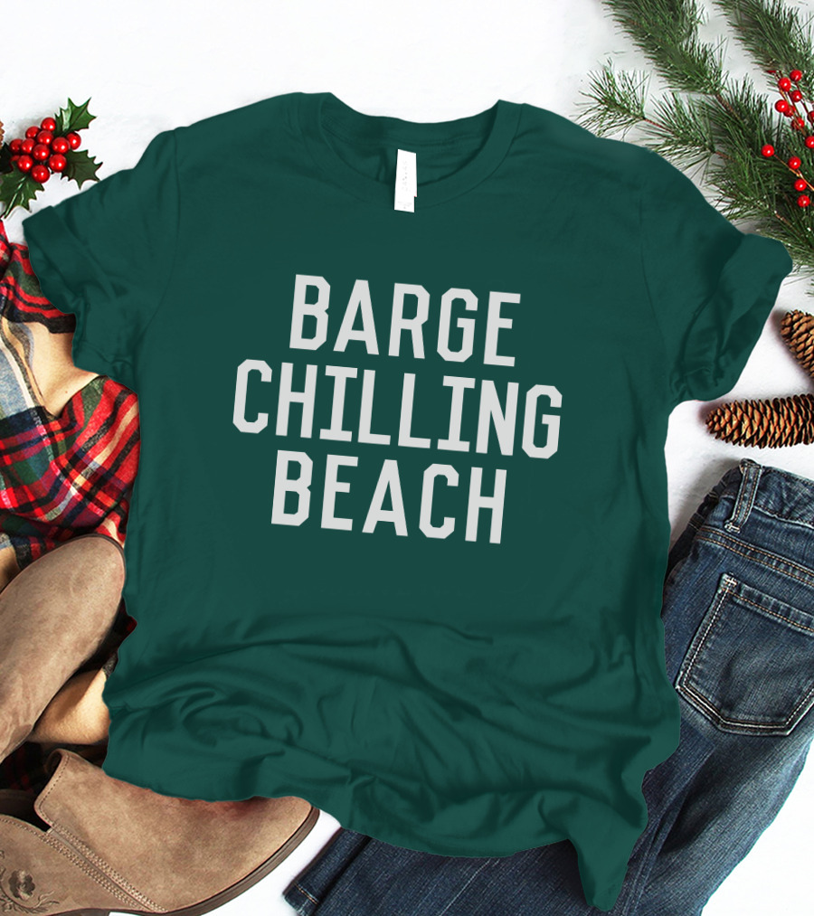 Barge Chilling Beach English Bay Vancouver Park BC Is Awesome T-Shirt