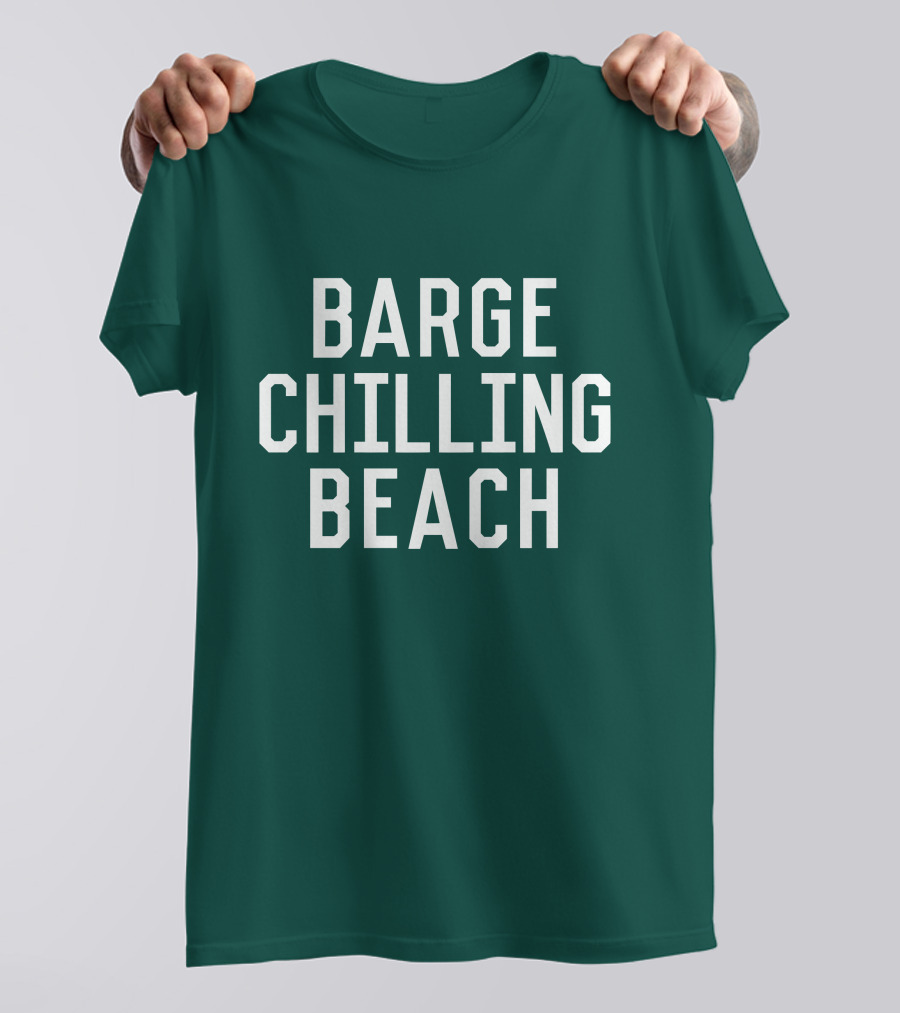 Barge Chilling Beach English Bay Vancouver Park BC Is Awesome T-Shirt
