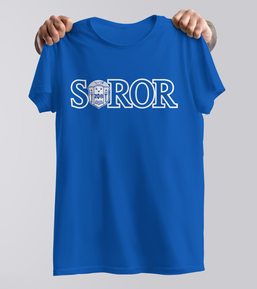 SOROR Zeta Phi Beta Crest Finer Women 1920 T-Shirt