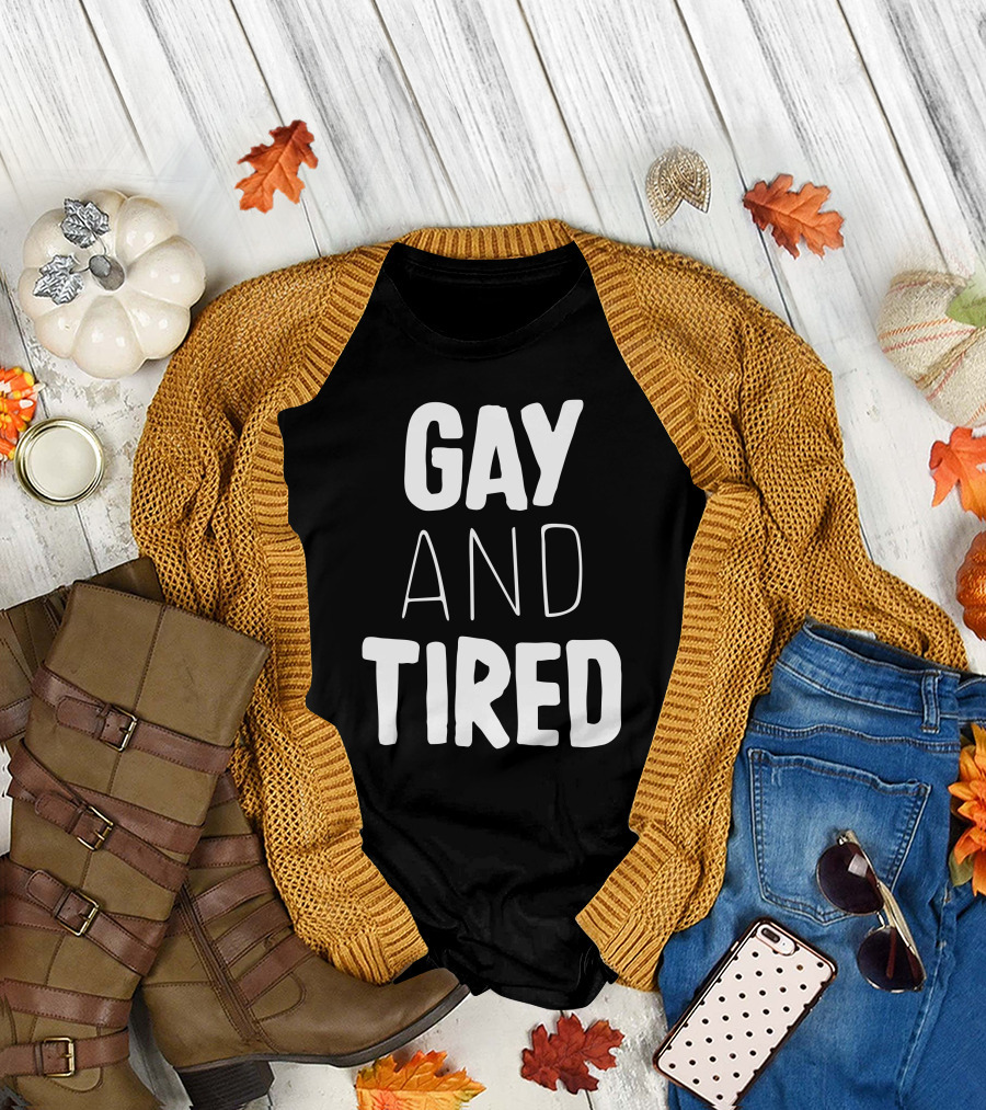 Gay And Tired Jason Trevino Lizard Kween Merch T-Shirt