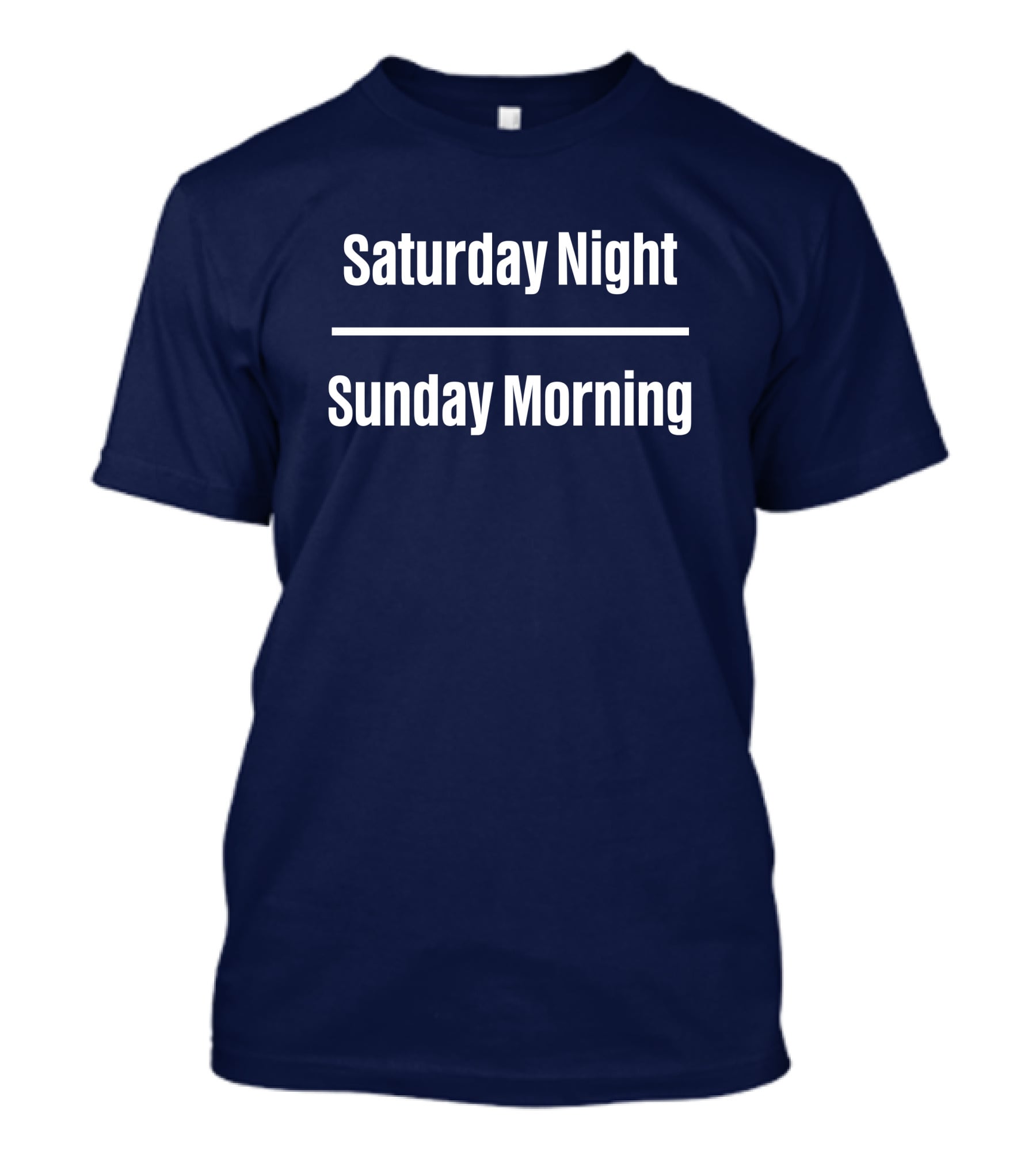 Saturday Night Sunday Morning Thin Line Back To The Island T-Shirt