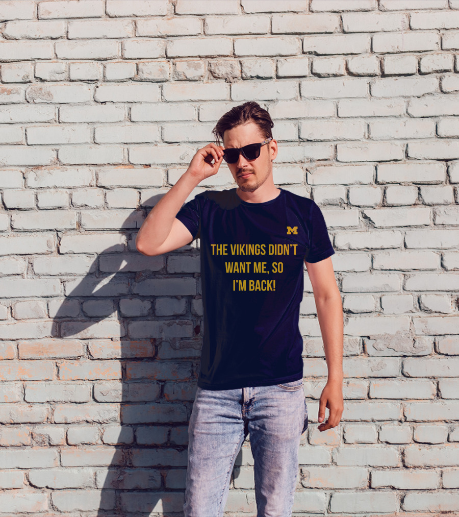 Spartans Jimbo The Vikings Didn't Want Me So I'm Back M T-Shirt