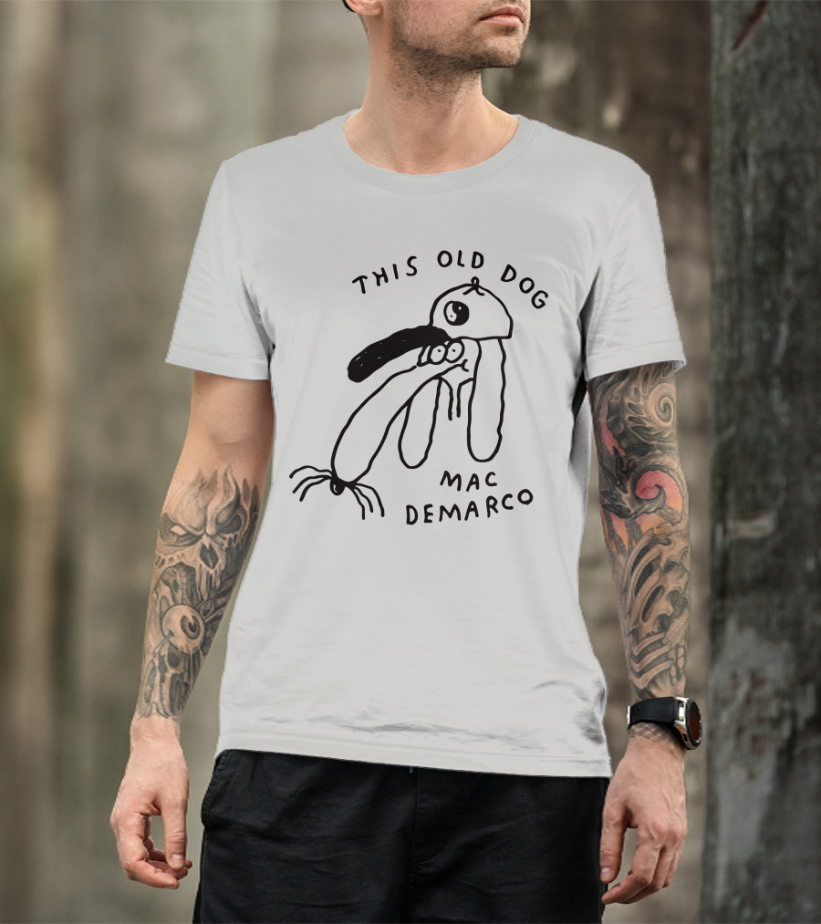 This Old Dog Mac Demarco Drawing T-Shirt