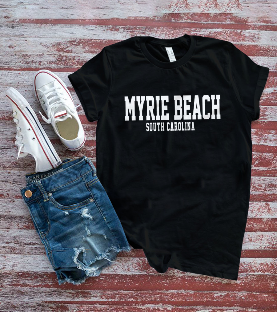 Myrie Beach South Carolina Pup Honty T-Shirt