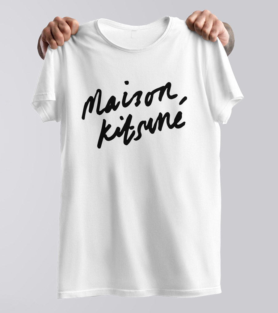 Maison Kitsune Handwritten T-Shirt