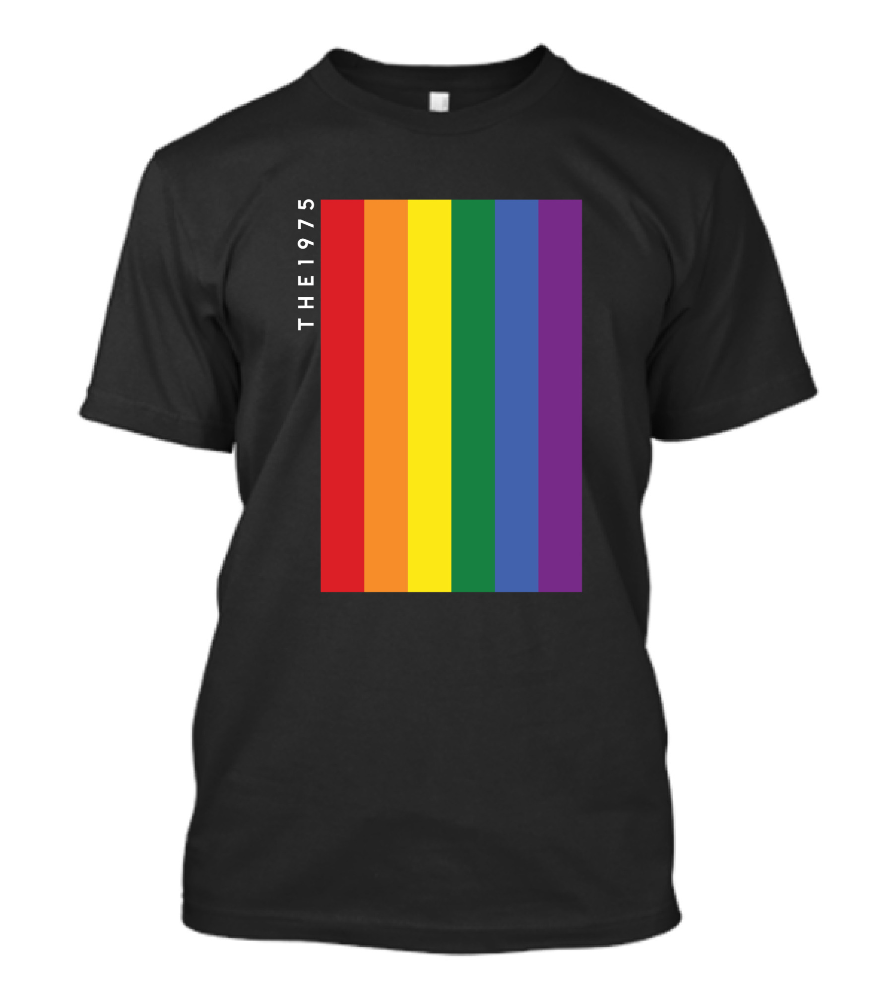 The 1975 Loving Someone Rainbow Vertical Stripes T-Shirt