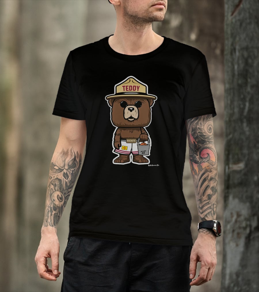 Brian Cox Teddy Buckets Allen Sports Accessories Las Cruces Aggie T-Shirt