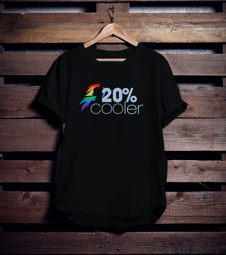 Bilbo Swaggins My Little Pony Rainbow Dash 20% Cooler T-Shirt