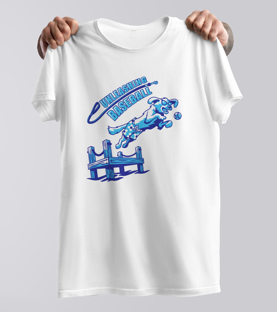 Unleashing Baseball Jay Matz Lake Country Dockhounds T-Shirt