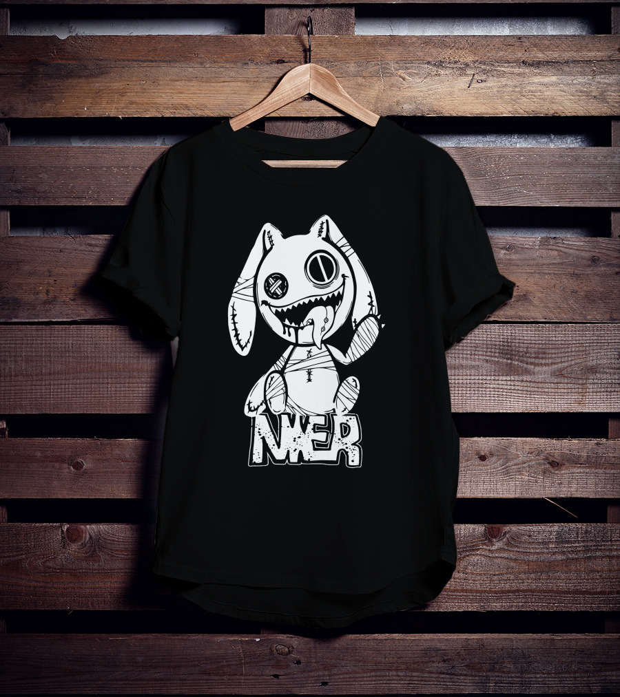 Nier Automata Scariest Rabbit Graphic Nier Tokyo Shop T-Shirt