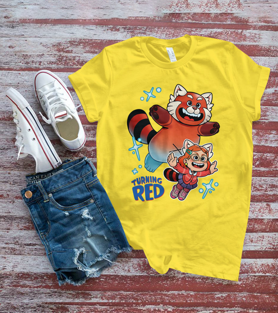 Turning Red Mario Bros 3 Redz The Artist T-Shirt