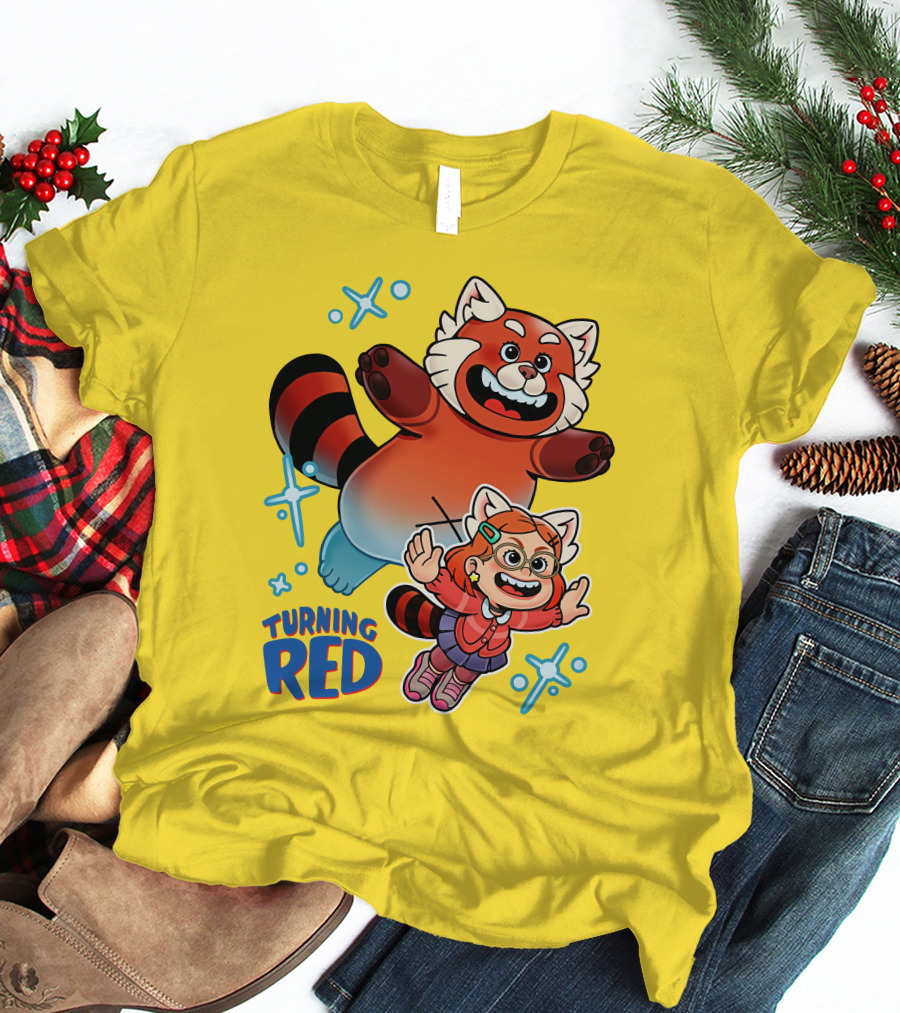Turning Red Mario Bros 3 Redz The Artist T-Shirt