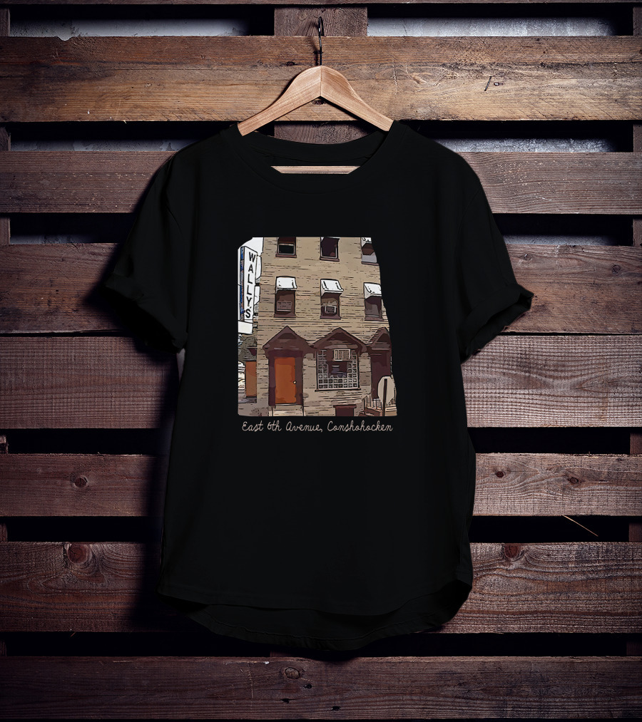 Wally's East 6th Avenue Conshohocken Morethanthecurve T-Shirt