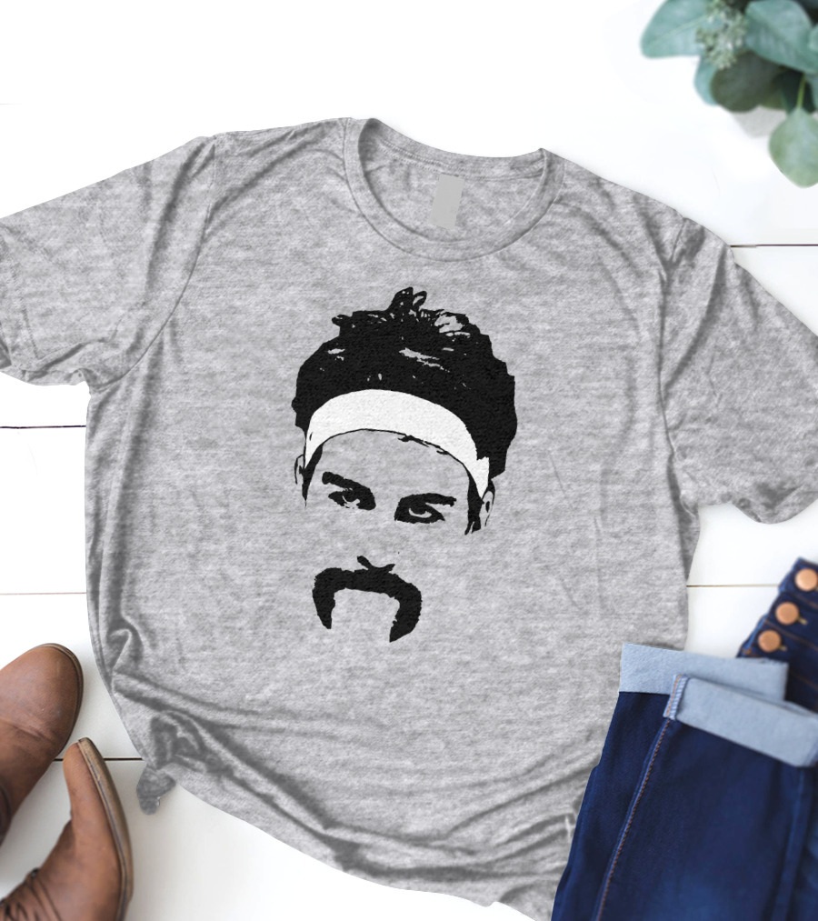 Drew Timme Mustache Gonzaga Fan Big Head T-Shirt