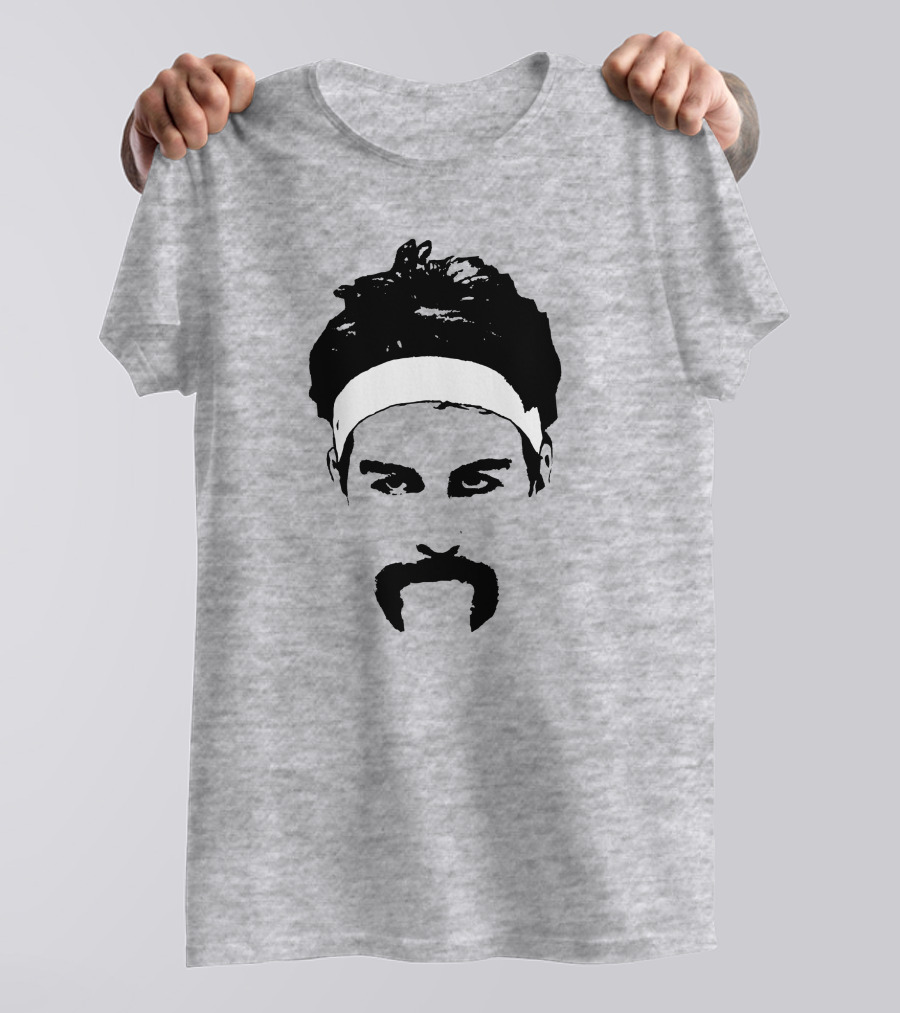Drew Timme Mustache Gonzaga Fan Big Head T-Shirt