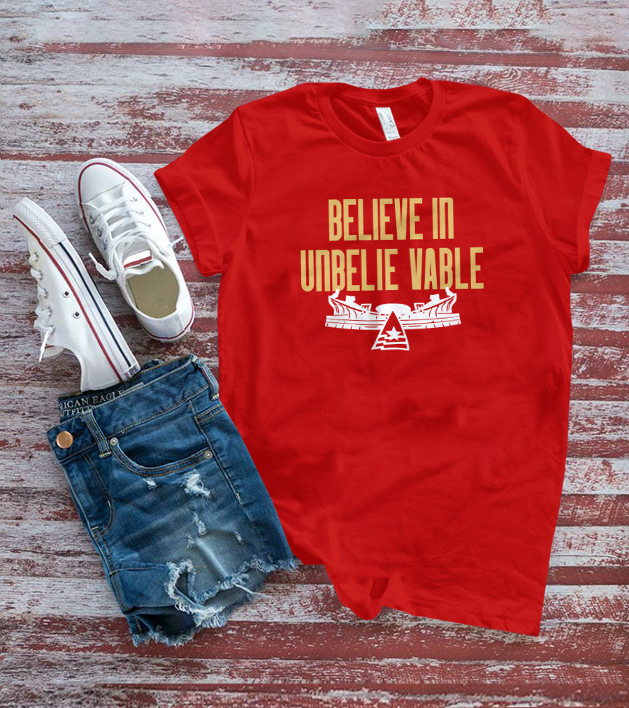 Ronald Jones Chiefsaholic Believe In Unbelievable T-Shirt