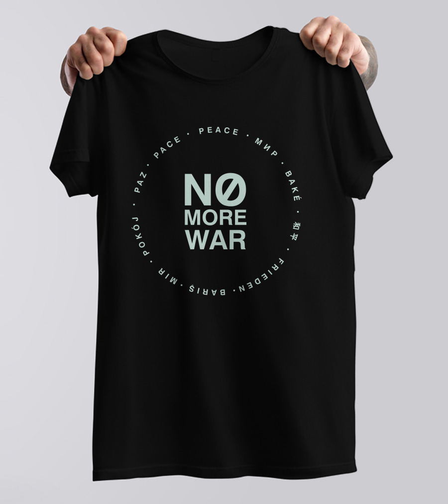 Unicef Peace No More War Circle Of Unity T-Shirt