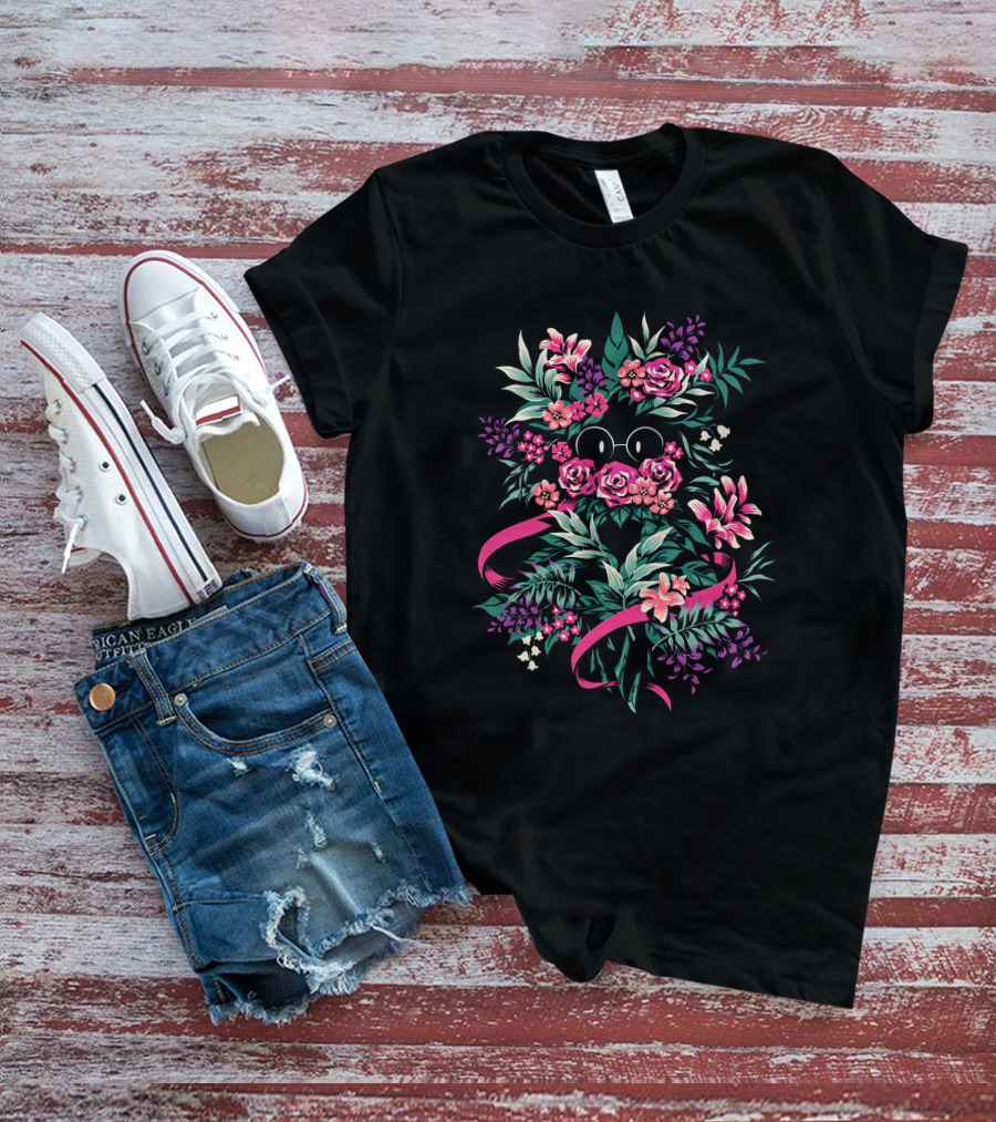 Nina Matsumoto Ralsei Floral Deltarune Flower Fangamer Merch T-Shirt