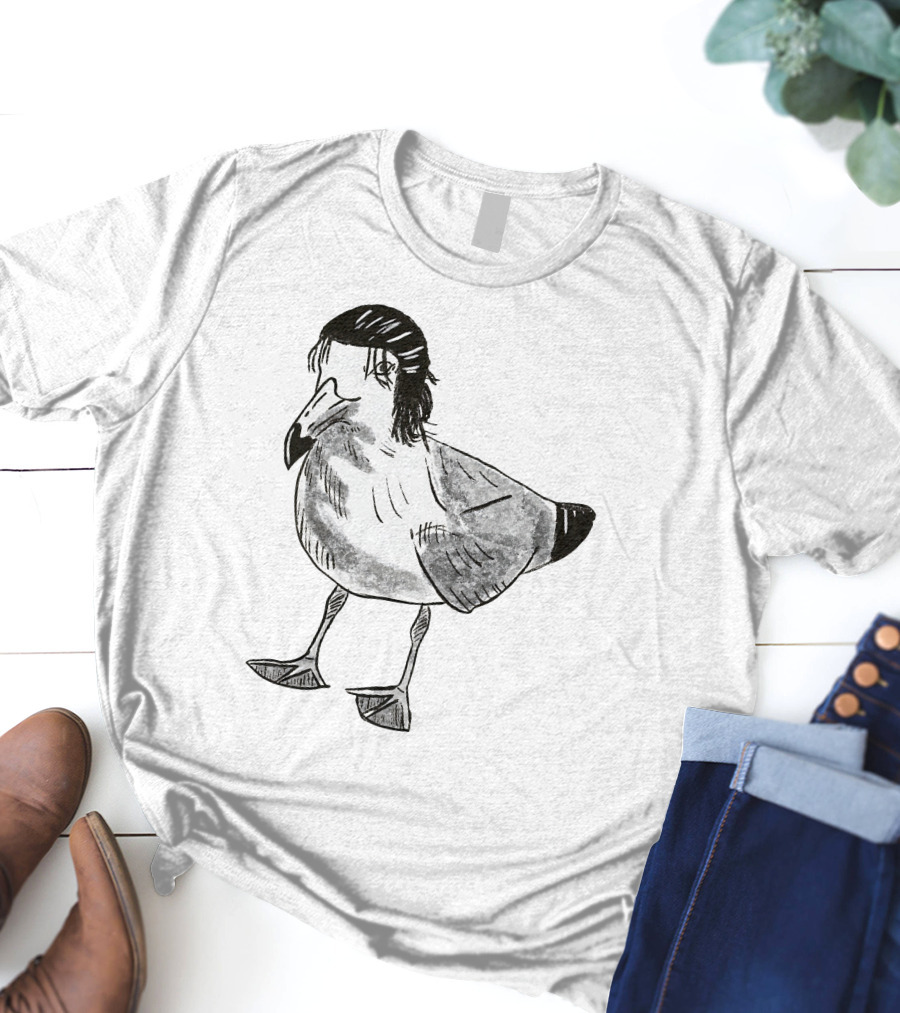 Eren Yeager Seagull Toast Guy Bird Anime Meme T-Shirt