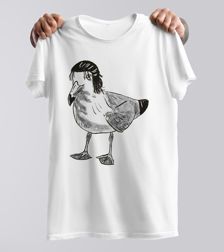Eren Yeager Seagull Toast Guy Bird Anime Meme T-Shirt