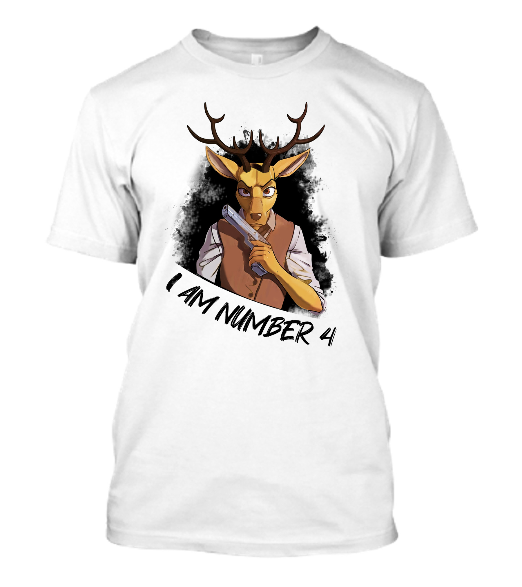 I Am Number 4 Deer Beastars Louis Luisthefoxxo T-Shirt