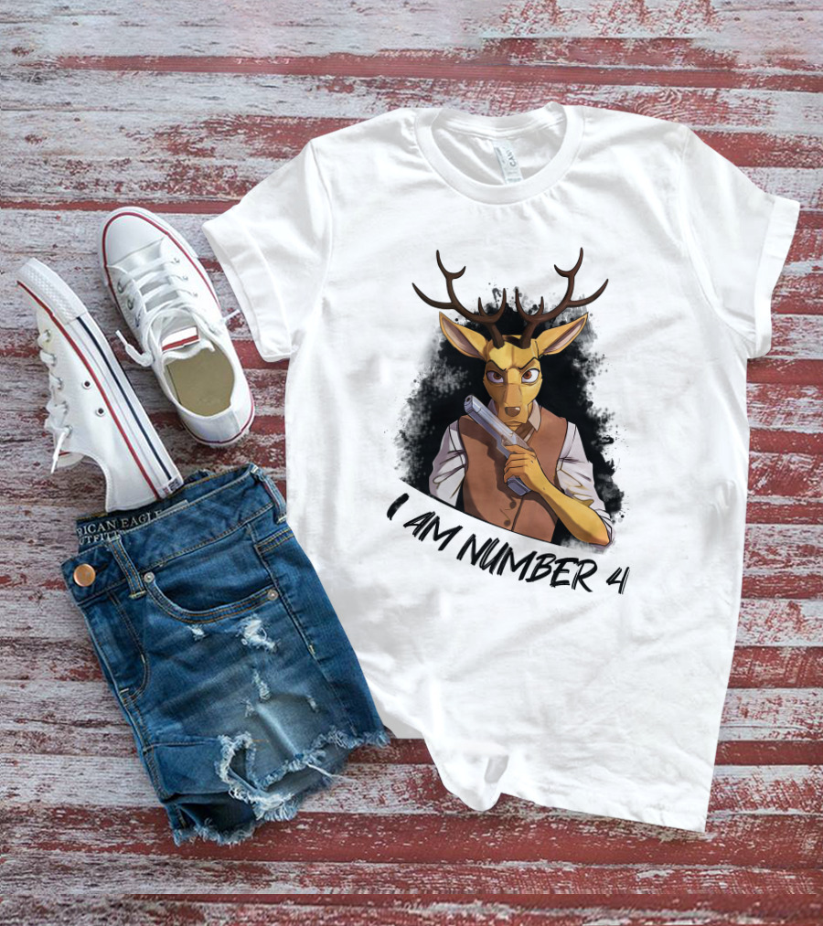 I Am Number 4 Deer Beastars Louis Luisthefoxxo T-Shirt