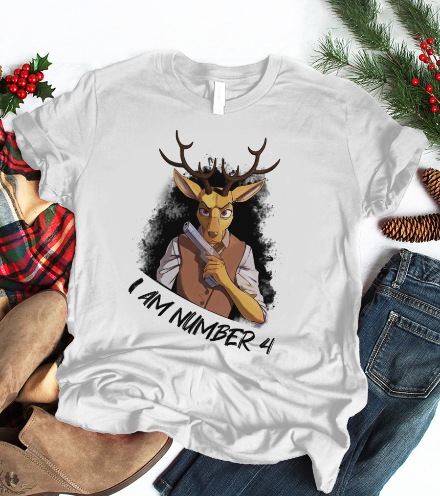 I Am Number 4 Deer Beastars Louis Luisthefoxxo T-Shirt