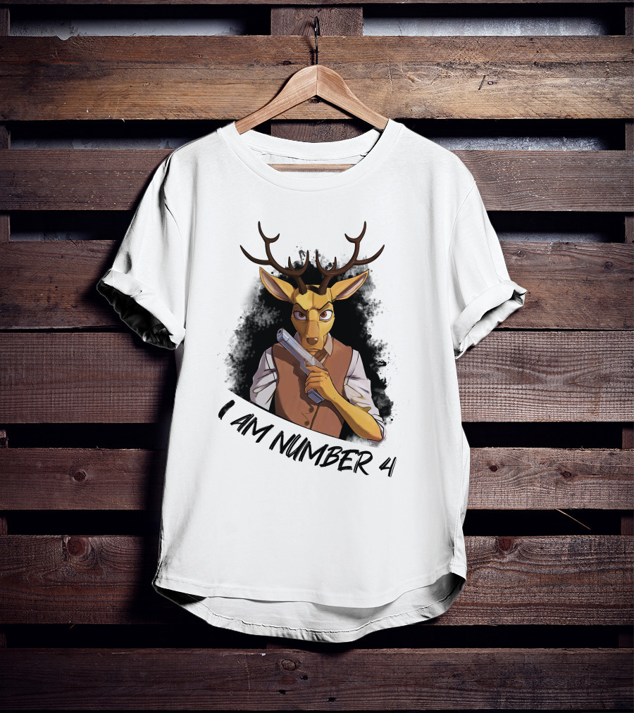I Am Number 4 Deer Beastars Louis Luisthefoxxo T-Shirt