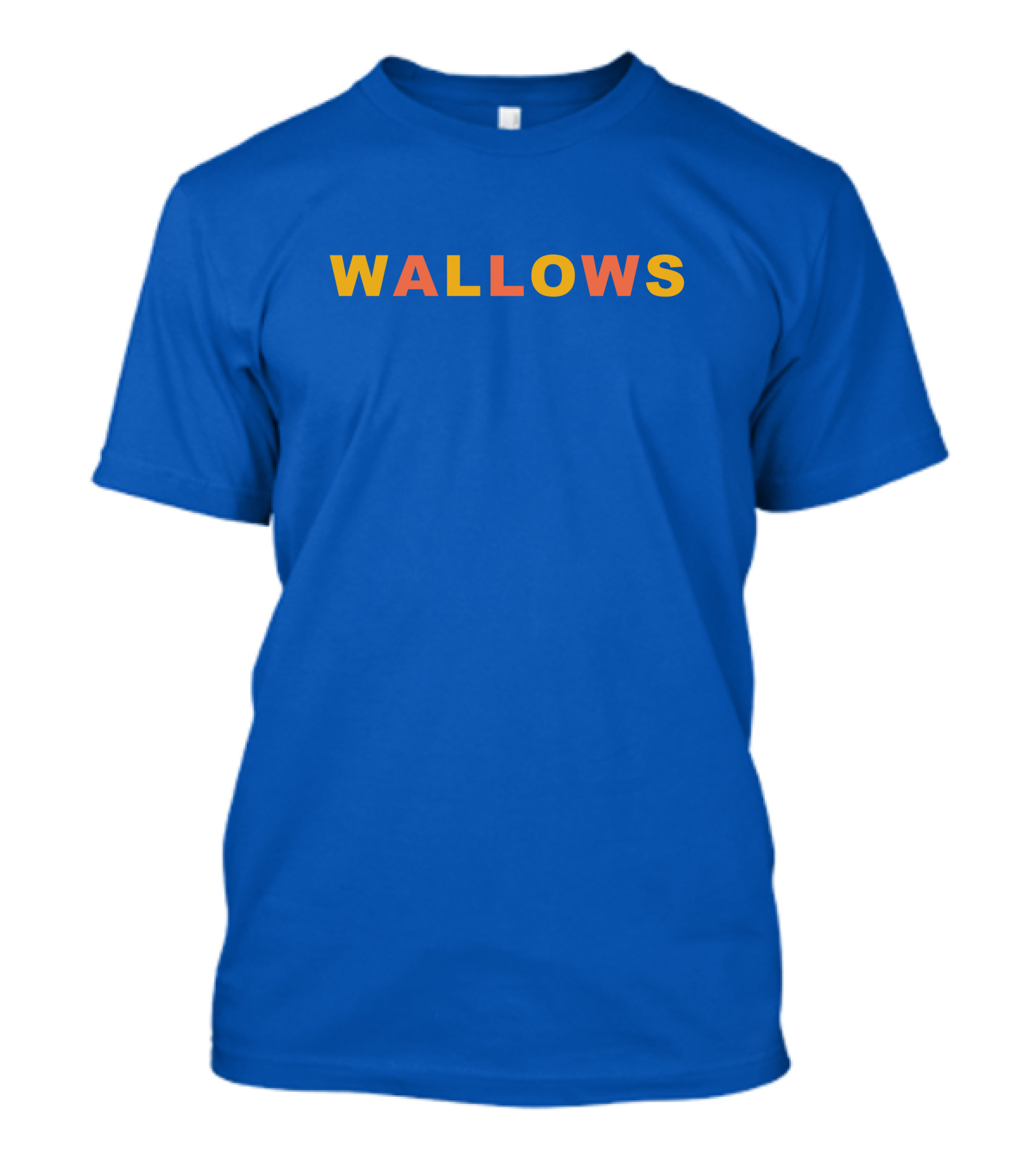 Wallows Colorful Block Logo Puff Text T-Shirt